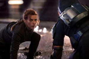 Scarlett Johansson in "Black Widow".