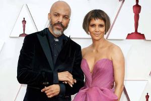 Halle Berry und ihr Partner Van Hunt bei den Academy Awards