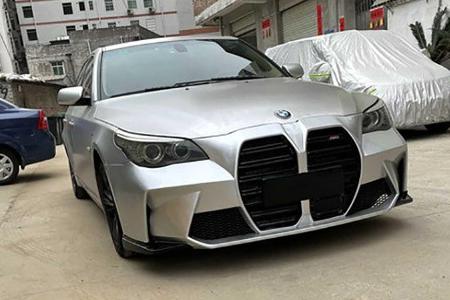 Kein Aprilscherz: Neuer M3-Grill am alten BMW 5er E60 Kein Aprilscherz: Neuer M3-Grill am alten BMW 5er E60