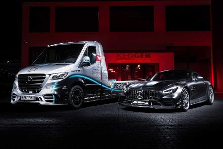 Krasser Abschlepper: Mercedes Sprinter mit V6 in Petronas Edition Krasser Abschlepper: Mercedes Sprinter mit V6 in Petronas Edition