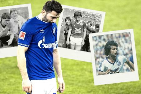 Der FC Schalke 04 muss den vierten Bundesliga-Abstieg in der Vereinsgeschichte verkraften. Nach der 0:1-Niederlage bei Armin... Der FC Schalke 04 muss den vierten Bundesliga-Abstieg in der Vereinsgeschichte verkraften. Nach der 0:1-Niederlage bei Armin...