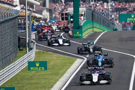 George Russell - Williams - GP Ungarn 2021 - Budapest - Rennen