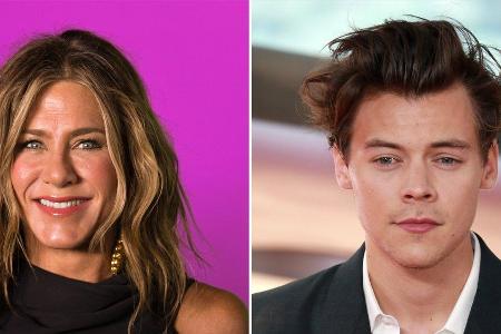 Jennifer Aniston und Harry Styles scheinen sich einen Kleiderschrank zu teilen. Jennifer Aniston und Harry Styles scheinen sich einen Kleiderschrank zu teilen.