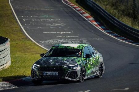 Audi RS3 bei der Nordschleifen-Rekordfahrt