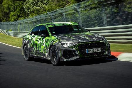 Audi RS3 bei der Nordschleifen-Rekordfahrt