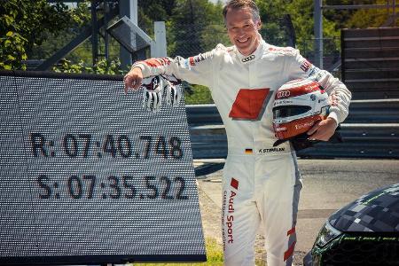 Frank Stippler, Audi RS3 bei der Nordschleifen-Rekordfahrt