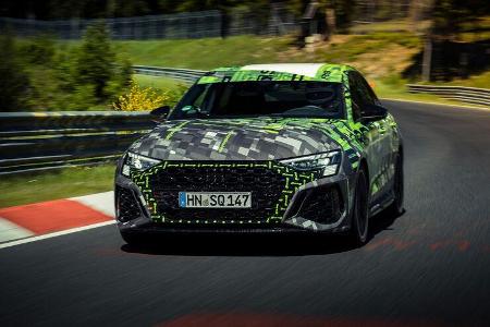 Audi RS3 bei der Nordschleifen-Rekordfahrt