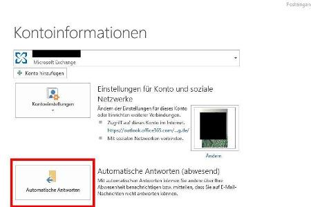 Hier erstellen Sie in Outlook eine 