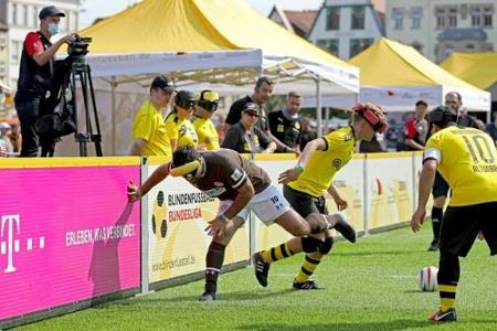 Auftakt der Blindenfußball-Bundesliga am Wochenende in Berlin Auftakt der Blindenfußball-Bundesliga am Wochenende in Berlin