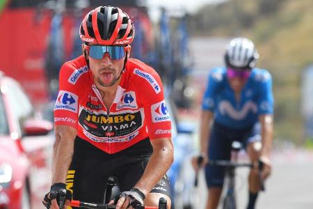 Trotz Sturz und verlorener Führung: Roglic bei Vuelta auf Kurs Trotz Sturz und verlorener Führung: Roglic bei Vuelta auf Kurs