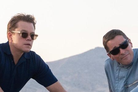 Christian Bale (r.) und Matt Damon mimen die stets zankenden Freunde und Kollegen Ken Miles und Carroll Shelby. Christian Bale (r.) und Matt Damon mimen die stets zankenden Freunde und Kollegen Ken Miles und Carroll Shelby.