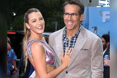 Blake Lively und Ryan Reynolds auf dem roten Teppich in New York. Blake Lively und Ryan Reynolds auf dem roten Teppich in New York.