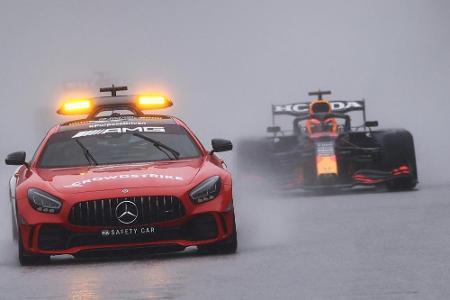 Formel 1: Verstappen gewinnt Drei-Runden-Rennen in Spa Formel 1: Verstappen gewinnt Drei-Runden-Rennen in Spa