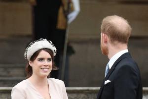 Prinzessin Eugenie mit ihrem Cousin Prinz Harry.