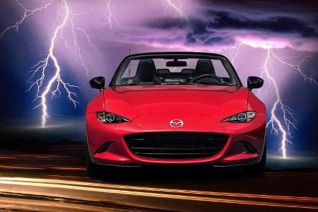 Cabrio bei Gewitter Cabrio bei Gewitter