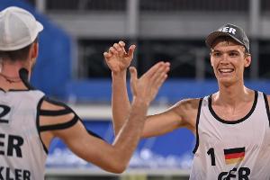 Beachvolleyballer Thole/Wickler im Viertelfinale