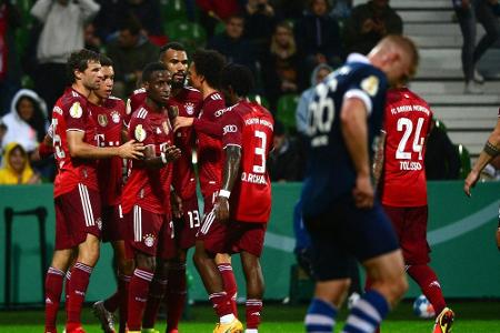 Schützenfest im Nachsitzen: Bayern lässt Bremer SV keine Chance Schützenfest im Nachsitzen: Bayern lässt Bremer SV keine Chance