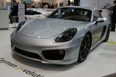 Porsche Cayman e-volution - Sportwagen - Forschungsfahrzeug - Elektromotor