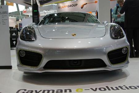 Porsche Cayman e-volution - Sportwagen - Forschungsfahrzeug - Elektromotor