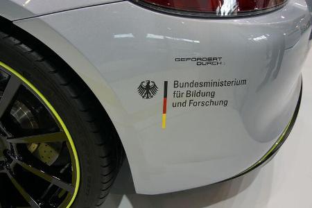 Porsche Cayman e-volution - Sportwagen - Forschungsfahrzeug - Elektromotor