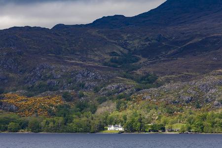 United Kingdom, Scotland, Highland, Loch Maree, Letterewe Lo...