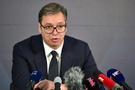 Serbiens Präsident Vucic: Serbiens Präsident Vucic: