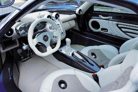 Pagani Zonda S, Innenraum, Cockpit
