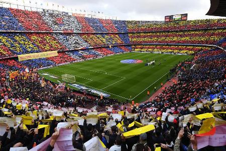 Platz 11: Camp Nou, Spanien - 99.354