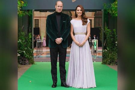 Starker Auftritt: Prinz William und Herzogin Kate beim Earthshot Prize 2021. Starker Auftritt: Prinz William und Herzogin Kate beim Earthshot Prize 2021.