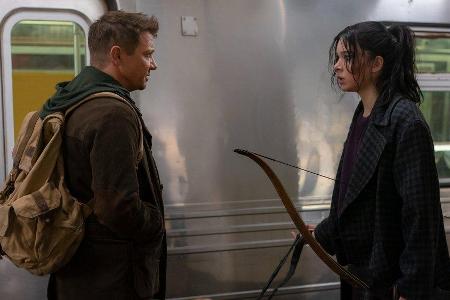 Hawkeye Jeremy Renner mit Hailee Steinfeld - seiner Nachfolgerin? Hawkeye Jeremy Renner mit Hailee Steinfeld - seiner Nachfolgerin?