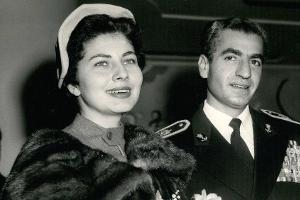 Das ehemalige persische Kaiserpaar: Schah Reza Pahlavi und Kaiserin Soraya.