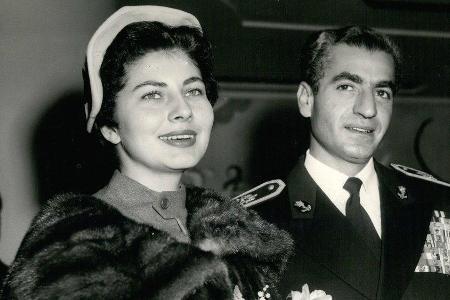 Das ehemalige persische Kaiserpaar: Schah Reza Pahlavi und Kaiserin Soraya.