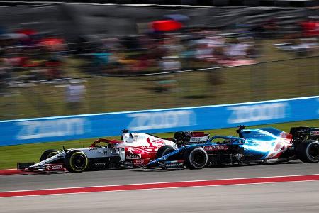 Räikkönen - Alonso - GP USA 2021 - Austin - Rennen