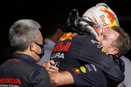 Verstappen - Horner - GP USA 2021 - Austin - Rennen