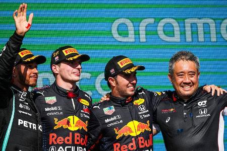 Hamilton - Verstappen - Perez - GP USA 2021 - Austin - Rennen