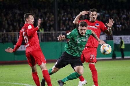 Mühsam in Münster: Hertha nimmt Regionalliga-Hürde ohne Glanz Mühsam in Münster: Hertha nimmt Regionalliga-Hürde ohne Glanz