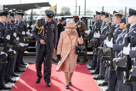 Die Queen bei einem Auftritt im Jahr 2020. Die Queen bei einem Auftritt im Jahr 2020.