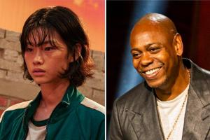 Mit "Squid Game" (l.) gelang Netflix ein gewaltiger Erfolg, für "The Closer" von Dave Chappelle erntet man hingegen heftige ...