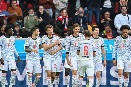 Vier Tore in sieben Minuten: Bayern zerlegt Leverkusen Vier Tore in sieben Minuten: Bayern zerlegt Leverkusen