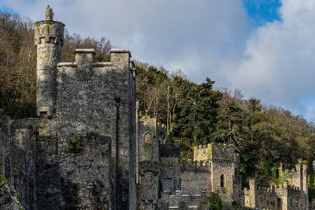 Schloss Gwrych in Wales. Schloss Gwrych in Wales.