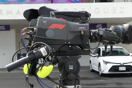TV-Kamera - Formel 1 - GP Mexiko - 4. November 2021