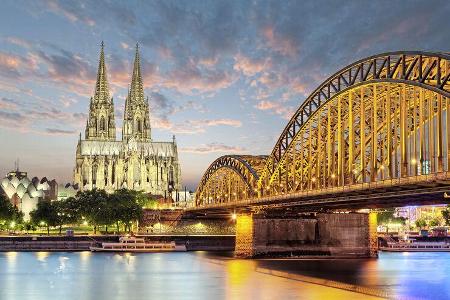 Kölner Dom und Hohenzollernbrücke