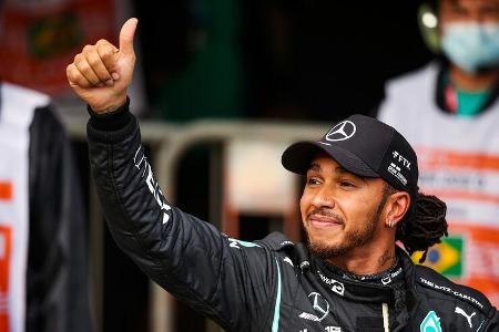 Lewis Hamilton - Mercedes - Formel 1 - GP Brasilien - Sao Paulo - Freitag - 12.11.2021