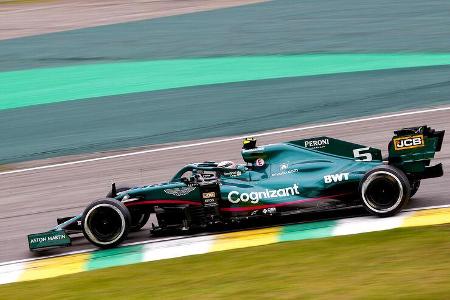 Sebastian Vettel - Aston Martin - Formel 1 - GP Brasilien - Sao Paulo - Freitag - 12.11.2021
