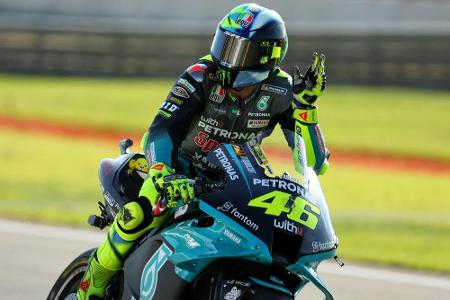 Rossi startet in seinem letzten Rennen von Platz zehn Rossi startet in seinem letzten Rennen von Platz zehn