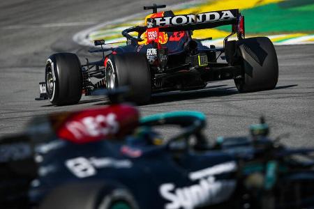 Max Verstappen - Lewis Hamilton - GP Brasilien 2021 - Rennen