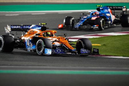 Lando Norris - McLaren - GP Katar 2021 - Rennen
