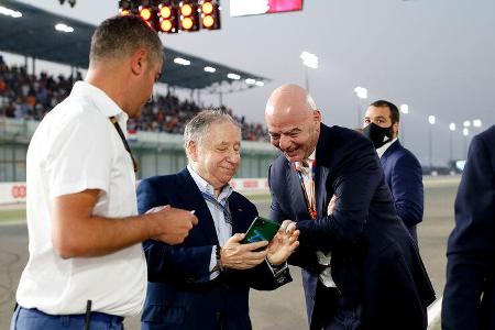 Jean Todt - Gianni Infantino - GP Katar 2021 - Rennen