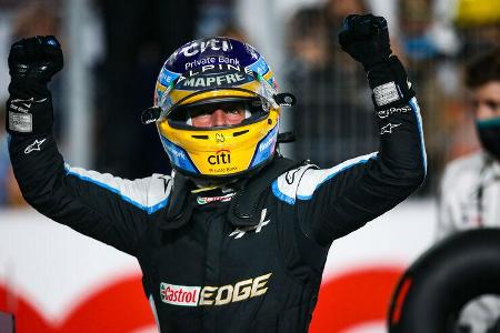 Fernando Alonso - Alpine - GP Katar 2021 - Rennen