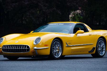 Würden Sie diese bizarre Retro-Corvette von 2003 kaufen? Würden Sie diese bizarre Retro-Corvette von 2003 kaufen?